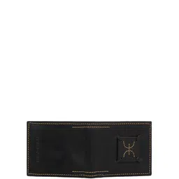 Hidesign Men Geometric Textured Leather Two Fold Wallet image 3