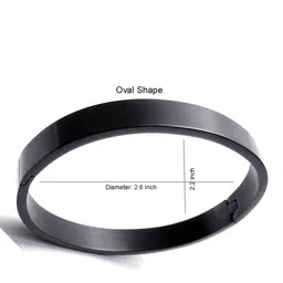 MEENAZ Men Stainless Steel Kada Bracelet image 5