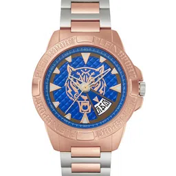 PLEIN SPORT Men Textured Dial & Bracelet Style Straps Analogue Watch PSFBA1223-picture-23