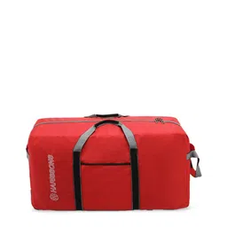 Harissons Unisex Red and Black Solid Duffel Trolley image 1