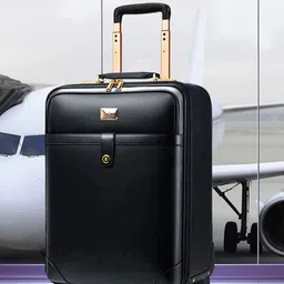 THE CLOWNFISH Leather Trolley Suitcase-picture-18