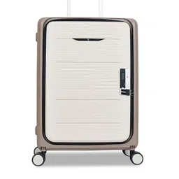 THE CLOWNFISH Hard Case Eight Wheel Foldable Cabin Trolley Bag-image-2