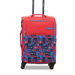 Nasher Miles Printed Soft-Sided Medium Trolley Suitcase image 5