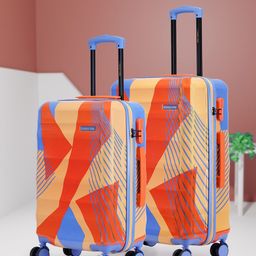 Nasher Miles Chicago Set Of 2 Printed Hard-Sided Trolley Bags-picture-39