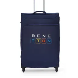 United Colors of Benetton Macau Printed Soft-sided Large Trolley Suitcase-50.5cm image 1
