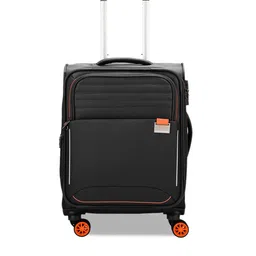 Skybags Unisex Striped Expandable Soft Shell Trolley Suitcase-picture-30