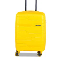 Nasher Miles Yellow Paris Hard-Sided Cabin Trolley Bag- 55 cm image 2