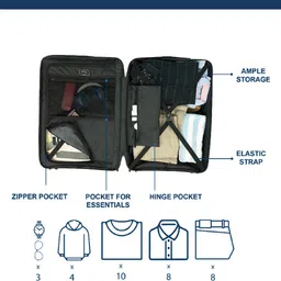 CARRIALL Hard-Sided Large Trolley Suitcase image 3