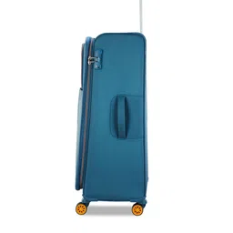 Skybags Unisex Striped Soft Shell Trolley Suitcase image 4