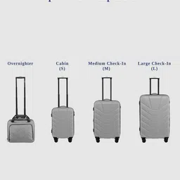 THE CLOWNFISH Hard Case Medium Scratch Resistant Trolley Suitcase image 5