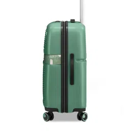 Urban Jungle Set Of 2 Olive Green Small & Medium Hard Luggage Trolley image 5