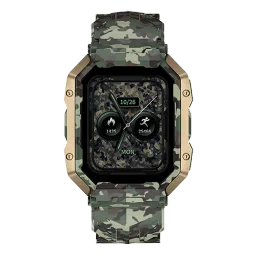 FIRE-BOLTT Commando Smartwatch with Bluetooth Calling (49.5mm AMOLED Display, IP68 Water Resistant, Camo Green Strap)-image-16