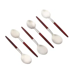 vareesha Radiant Red Stainless Steel (Set of 6) Table Spoon image 4