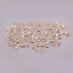 Butterfly Wall Art Metal Multicolor Wall Mounted-image-51