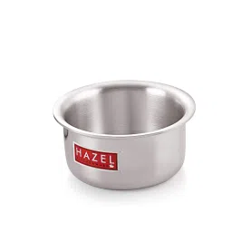 hazel Kurt 1.4 Ltrs Induction Friendly Silver Aluminium Cooking Pot with Lid image 5