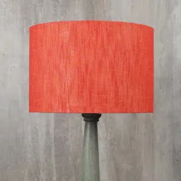 btr crafts Harmony Red Cotton Fabric Solid Lampshade image 2