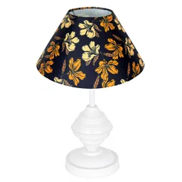 homesake Farmhouse Matt Table Lamp , White Modern Bedside Lamp image 4