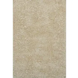 imperial knots Ivory Polyester 36 x 24 Inches Shaggy Floor Runner image 2