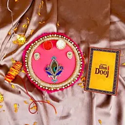 Traditional Peacock Bhaidooj Thali Gift-picture-20