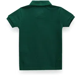 U.S. Polo Assn. Kids Boys Brand Logo Printed Polo Collar Pure Cotton T-shirt image 2