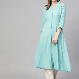 Idalia Women Blue Anarkali Kurta-picture-25