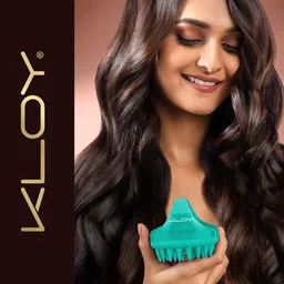 KLOY Hair Scalp Massager Exfoliator Shampoo Brush With Soft Silicone Bristles image 3