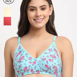 Friskers Pack Of 3 Non Padded Bra  O-312-09-313-20-314-08-30-picture-15