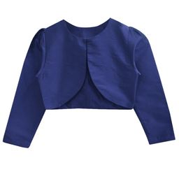 a.t.u.n. A T U N Girls Navy Blue Crop Shrug-picture-46
