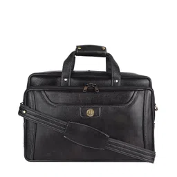 HiLEDER Unisex Pure NDM Leather 16 Inch Briefcase Laptop Messenger Satchel Office Bag-picture-39