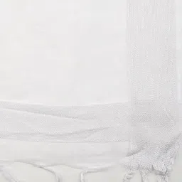 Dupatta Bazaar White Solid Organza Dupatta image 2