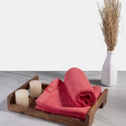 Jockey Pack of 3 Coral Cotton Terry 500 GSM Ultrasoft & Durable Solid Face Towel-image-33