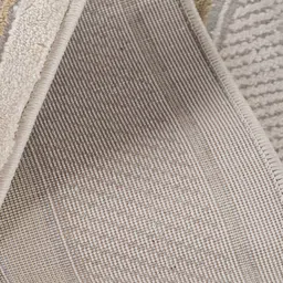 asterlane Gold Solid Polypropylene 6 ft X 9 ft Machine Made Carpet image 5