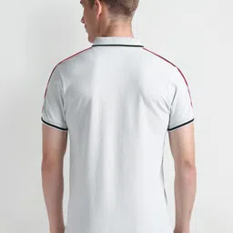 U.S. Polo Assn. Denim Co. Polo Collar Regular Sleeves Cotton Slim Fit T-shirt image 4