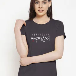 Friskers  Women Typography Printed Round Neck T-shirt-picture-35