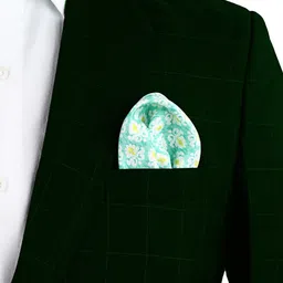 CHOKORE Men Printed Silk Pocket Square image 3