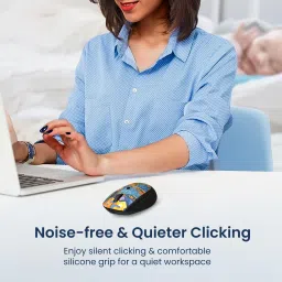 Black Portronics Toad III plus Wireless Mouse Black image 5