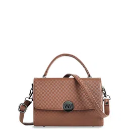 WOMEN MARKS Textured Crossbody Leather Sling Bag image 2