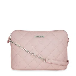 FLYING BERRY Mauve Textured Sling Bag image 2