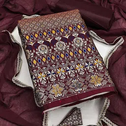 KALINI Unstitched Dress Material image 3