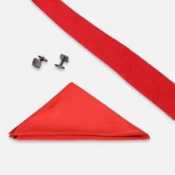 Van Heusen Men Tie Pocket Square And Cufflink Accessory Gift Set image 4
