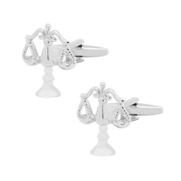 The Tie Hub Silver-Toned Quirky Cufflinks-picture-7