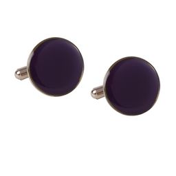 Tossido Men Purple & Gold-Toned Cufflink-picture-10