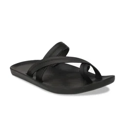 Azzaro Black Men Black Solid Slip-On image 2