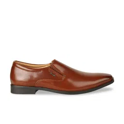Bata Men Brown Solid Formal Shoes image 3