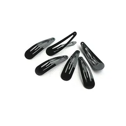 CHRONEX Pack Of 12 Metal Black Tic Tac Hair Clips image 3