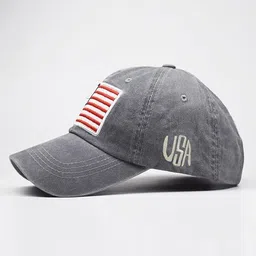 handcuffs Cap for Men & Women with Adjustable Buckle Distressed Cotton Hat | Baseball Caps | Caps & Hats | Casual Caps image 2