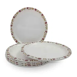 superware Buffet Plate Set Garden Flower 12.5 , Stain Free, Glazed Finish, Pure Melamine ,6 nos. image 4