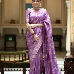Anjaneya Sarees Woven Design Zari Banarasi Saree-picture-14