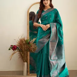 Anjaneya Sarees Woven Design Banarasi Saree-picture-41