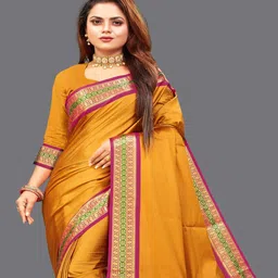 Paramparik Textile Zari Pure Silk Mysore Silk Saree image 5